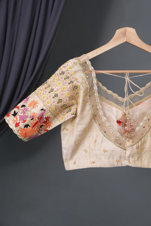 Radiant Sunset Silk Elegance
