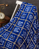 Royal Blue Bandini Gharchola Saree
