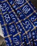 Royal Blue Bandini Gharchola Saree