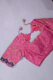 Budget Friendly Soft silk saree in pretty pink