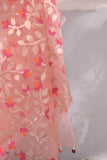 Muslin jamdaani in peach paired with a contrast mint green paithani blouse