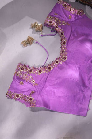 Lavender work Blouse