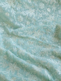 Chikankari georgette saree in blue