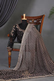 Black Georgette saree with full sleeves blouse