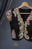 A designer blouse that’s Pure Art -  Black