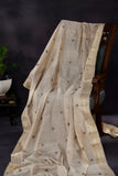 Elegant Cotton Paithani Saree in lovely beige