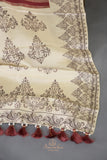 Tmeless kanjeevaram in a maroon shade