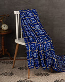 Royal Blue Bandini Gharchola Saree