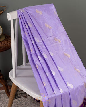 Banarasi Silk Saree in lovely Lavender & Purple shade
