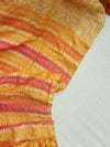 Multi color crush Georgette saree with a patch work blouse