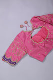 Budget Friendly Soft silk saree in pretty pink