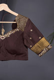 Mysore crepe silk saree in pretty pastels
