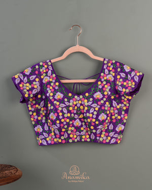 Banarasi Silk Saree in lovely Lavender & Purple shade