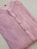Lovely lilac chanderi kurta with beautiful floral embroidery all over