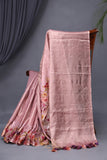 Blush Bloom Tissue Silk Saree