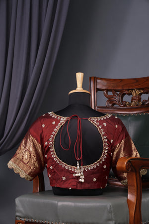 Banarasi Tissue with kanchi fusion