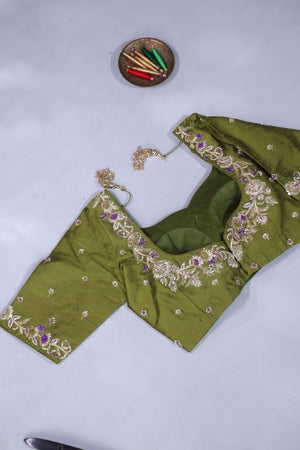 Soft Silk Saree in purple at a budget friendly price