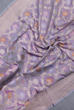 Beautiful Banarasi Silk Saree in a unique shade of lavender