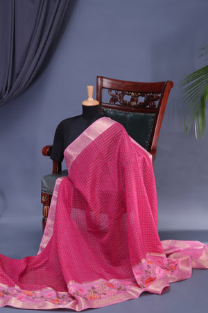 Soft Silk Chanderi Pattu - where weave meets embroidery