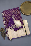 Royal Purple Kanjeevaram Saree