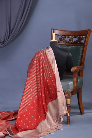 Soft Silk Pattu - An understated luxury - Maroonish Red