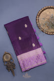 Soft Silk Pattu - Color play at its finest - Purple/Lavender