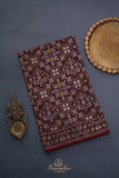 An exquisite Banarasi Cotton Jamdaani saree