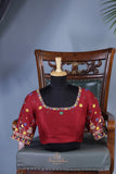 Patan Patola at its best - Royal Blue & Maroon