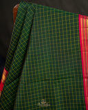 Green a Kanjeevaram Saree - Vintage Style Elegance