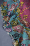 Hand painted kalamkari organza saree