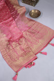 Budget Friendly Soft silk saree in pretty pink
