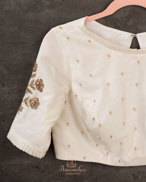 Royal Blue Bandini Gharchola Saree