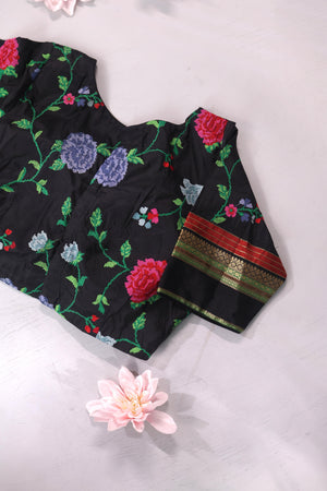 Petite Pointe Elegance on pure Handloom tussar