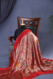 A beautiful Paithani inspired Georgette saree - Red