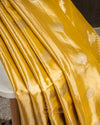 Stunning yellow Kanjeevaram Tissue saree