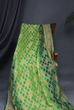 Bandini Georgette saree in hues of green