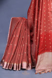 Soft Silk Pattu - An understated luxury - Maroonish Red
