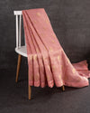 Chanderi Tissue saree with Zari woven buttas