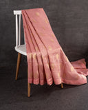 Chanderi Tissue saree with Zari woven buttas