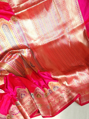 Stunning Banarasi rangkart saree - a designer piece