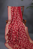 Banarasi Silk Saree in ravishing red
