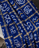 Royal Blue Bandini Gharchola Saree