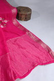 Soft Silk Saree in pink at a budget friendly price