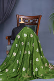 Soft Silk Pattu in a gorgeous green shade