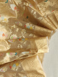Gold Banarasi Tissue saree