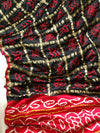 Black and Red Bandini Gharchola Saree