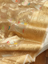 Gold Banarasi Tissue saree