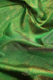 Regal Wine-Maroon & Emerald Green Kanjeevaram Silk Saree