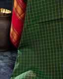 Green a Kanjeevaram Saree - Vintage Style Elegance