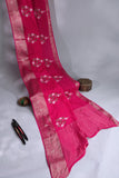 Soft Silk Saree in pink at a budget friendly price